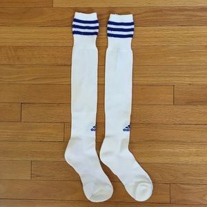 blue adidas soccer socks